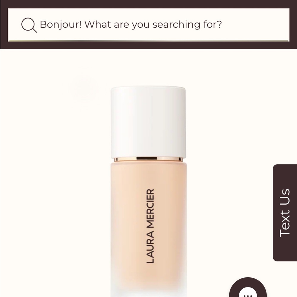 NWT Laura Mercier Real Flawless Weightless Perfecting Foundation in 0N1 Silk